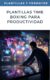 Plantillas Time Boxing para Productividad